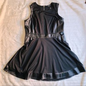 Ashley Stewart Sleeveless A-Line Black Dress